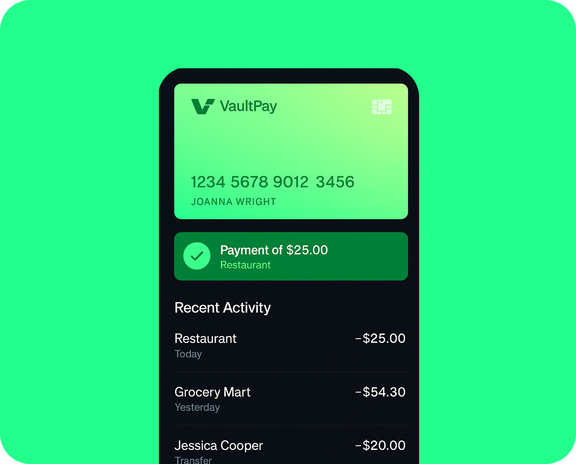VaultPay card